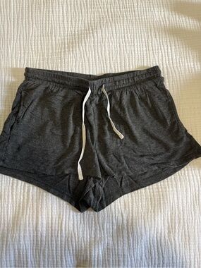 Colsie Dark Gray Drawstring Lounge Shorts